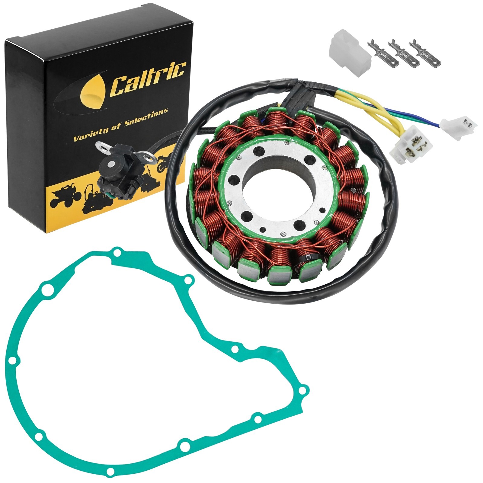 Caltric Stator and Gasket for Suzuki VS800GL Intruder 800 Gl 1996 1997 1998-2004 Caltric Stator and Gasket for Suzuki VS800GL Intruder 800 Gl 1996 1997 1998-2004