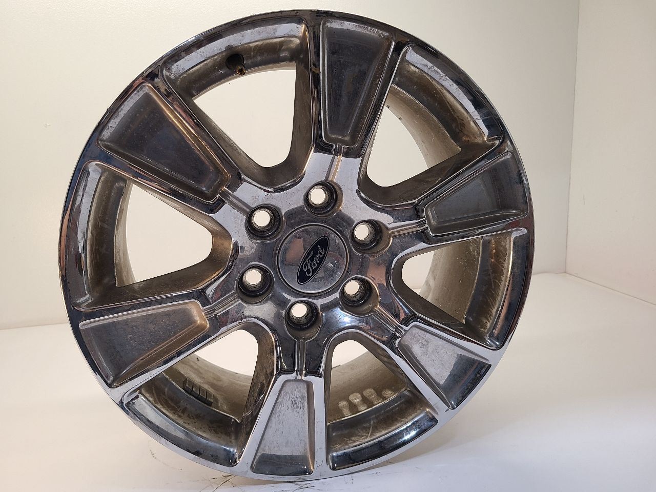 2015 2016 2017 FORD F150 PICKUP Wheel 18x7-1/2 Aluminum 6 Spoke Chrome