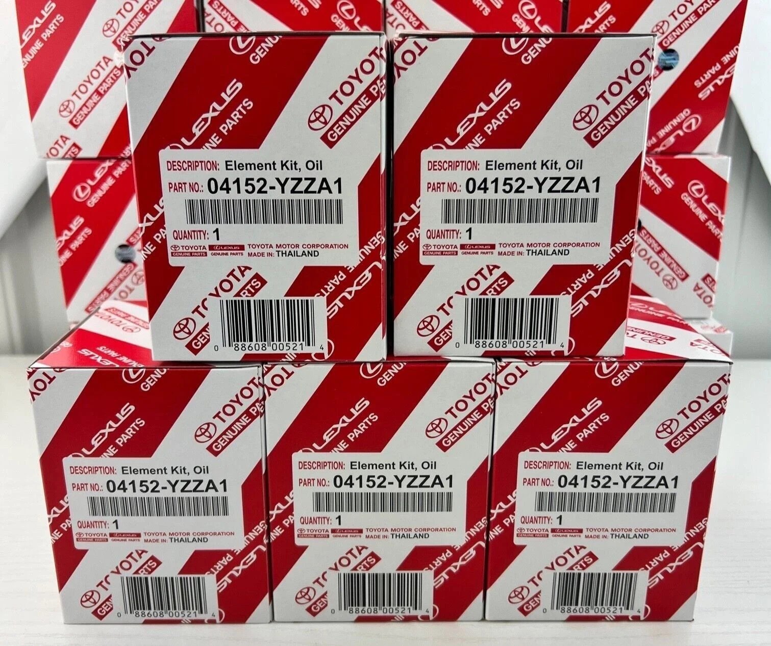 5 PACK TOYOTA LEXUS SCION OEM ENGINE OIL FILTER 04152-YZZA1 5 PACK TOYOTA LEXUS SCION OEM ENGINE OIL FILTER 04152-YZZA1
