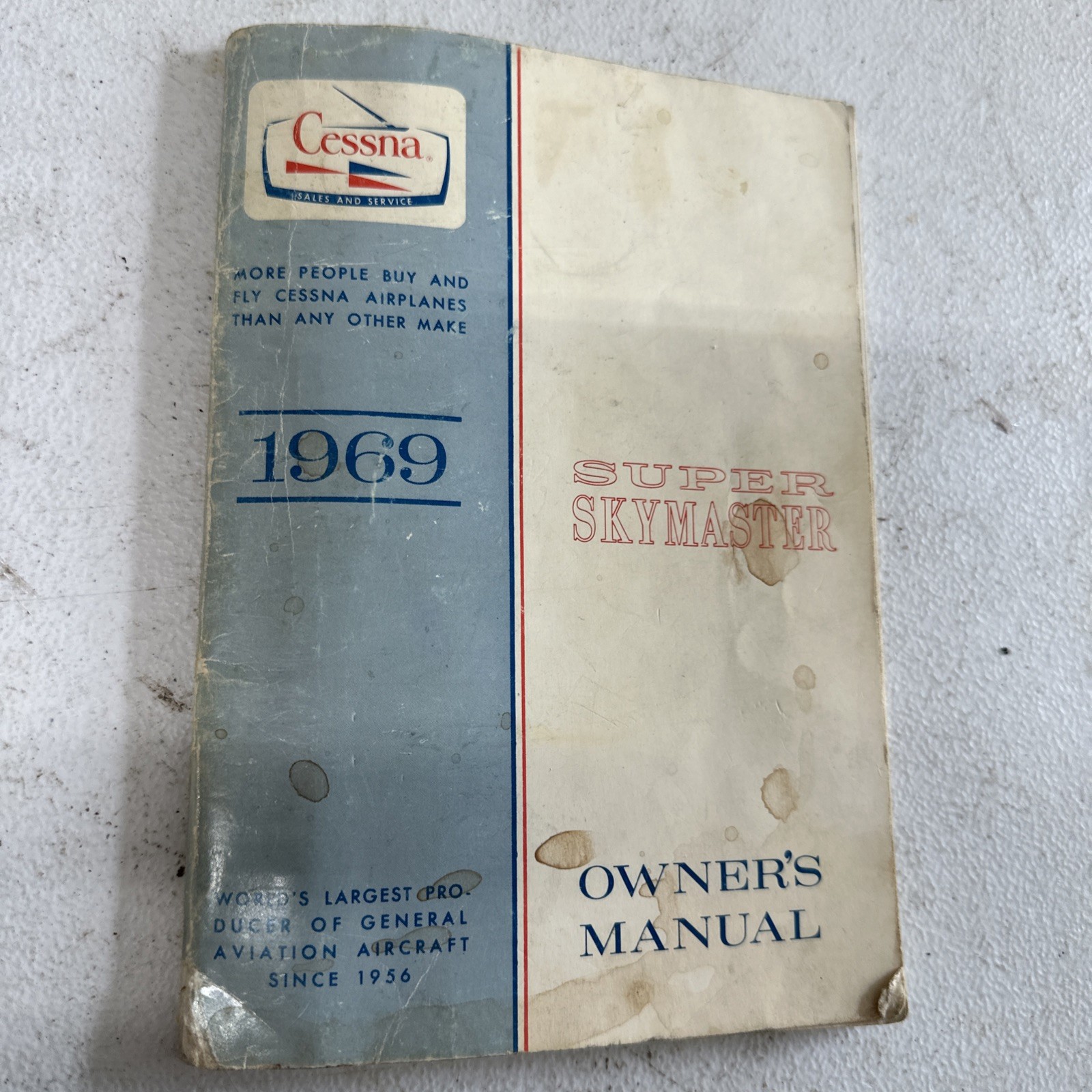 1969 Cessna Owner\'s Manual Super Skymaster Vintage Airplane 1969 Cessna Owner\'s Manual Super Skymaster Vintage Airplane