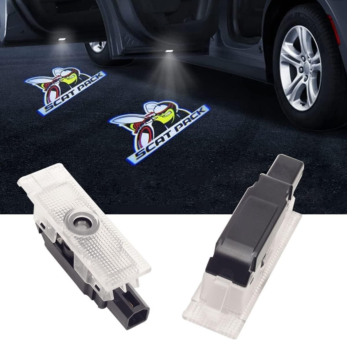 Dodge Challenger Scat Pack LED Door Courtesy Puddle Lights 6.4L R/T 392 SRT