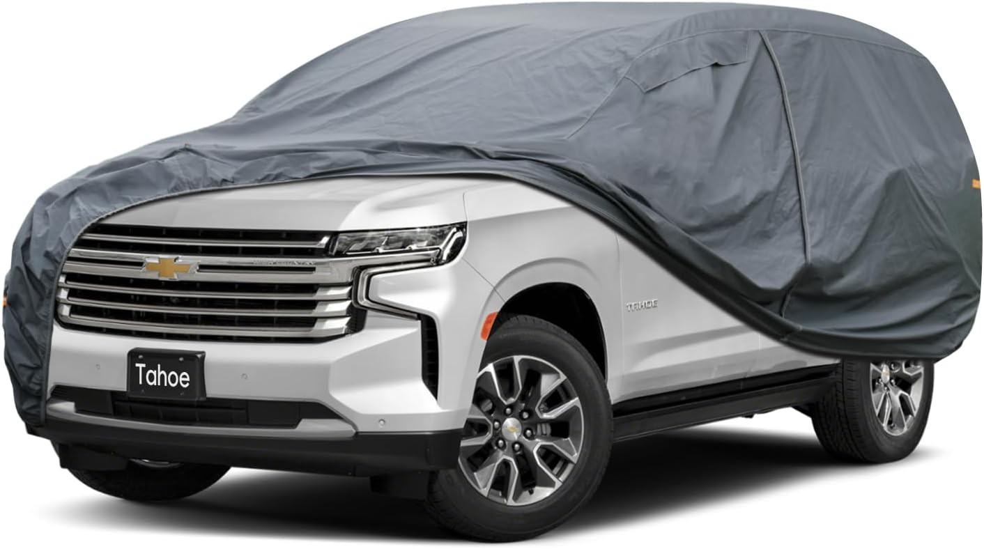 Premium Car Cover Custom Fit Chevrolet Tahoe (2007-2026) Waterproof All Weather