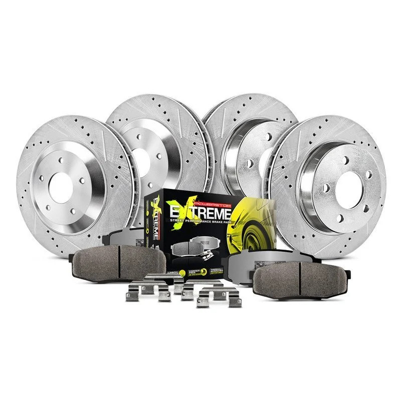 PowerStop K2877-26 Brake Kit For BMW 550i 2006-2010 Front Rear