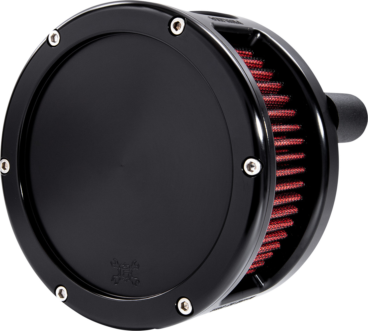 Feuling BA Series Air Cleaner Kit Black Anodized Red Filter 5433