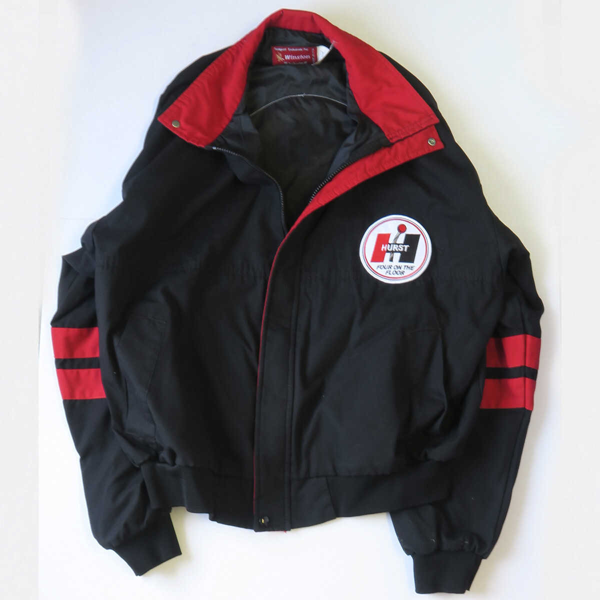 HURST Vintage 1980\'s USA MADE Racing Jacket Windbreaker SIZE X-Large WINSTON NEW