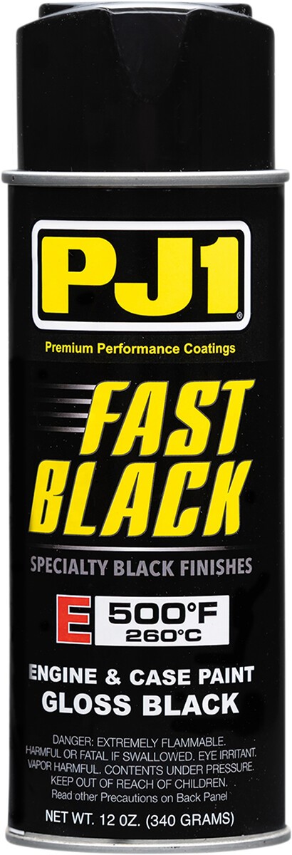 PJ1 Fast Black Engine/Case Paint Gloss Black Aerosol