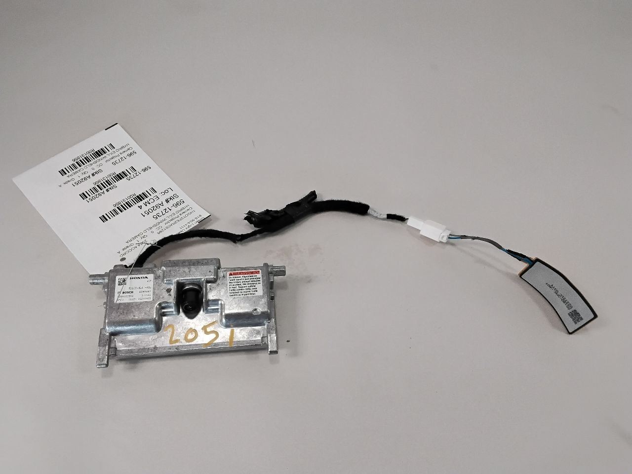 Camera/Projector Camera Windshield Mounted Hybrid EX-L Fits 23-24 ACCORD 131856