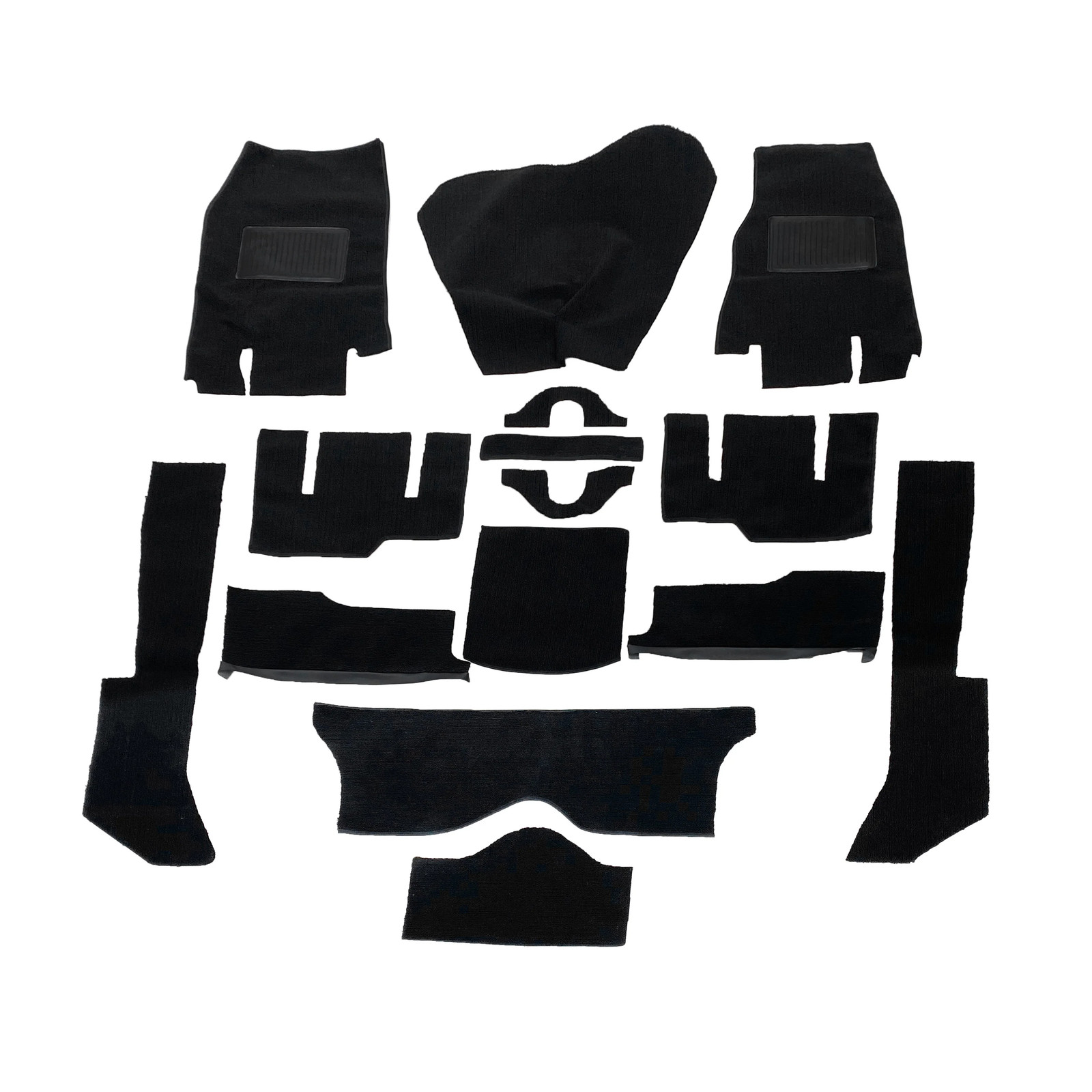 Sunbeam Alpine Carpet Kit 1960-1968 Complete Black Charcoal Red Maroon Navy