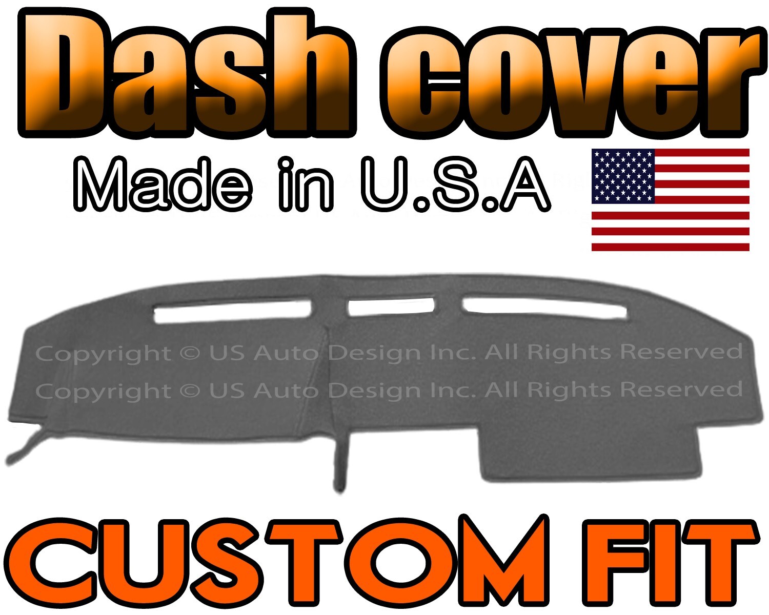 Fits 1987-1989 TOYOTA  4RUNNER  DASH COVER MAT DASHBOARD PAD /  CHARCOAL GREY