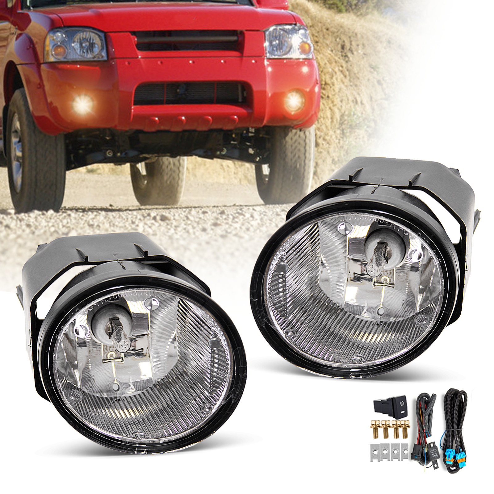 Fog Lights for 00-03 Nissan Sentra, 01-04 Frontier, 02-04 Xterra, 00-01 Maxima Fog Lights for 00-03 Nissan Sentra, 01-04 Frontier, 02-04 Xterra, 00-01 Maxima