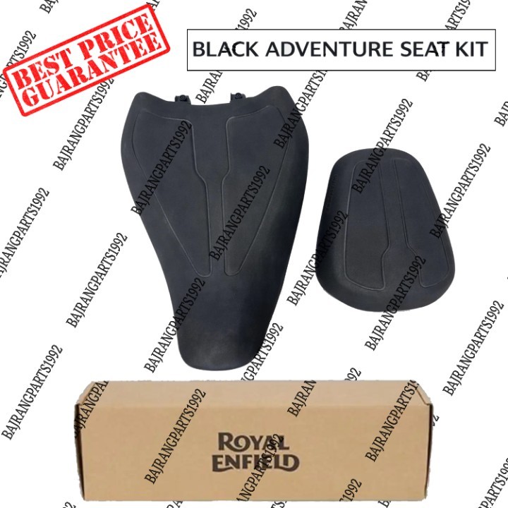 Black Adventure Rider & Passenger Seat Fit For Royal Enfield New Himalayan 450
