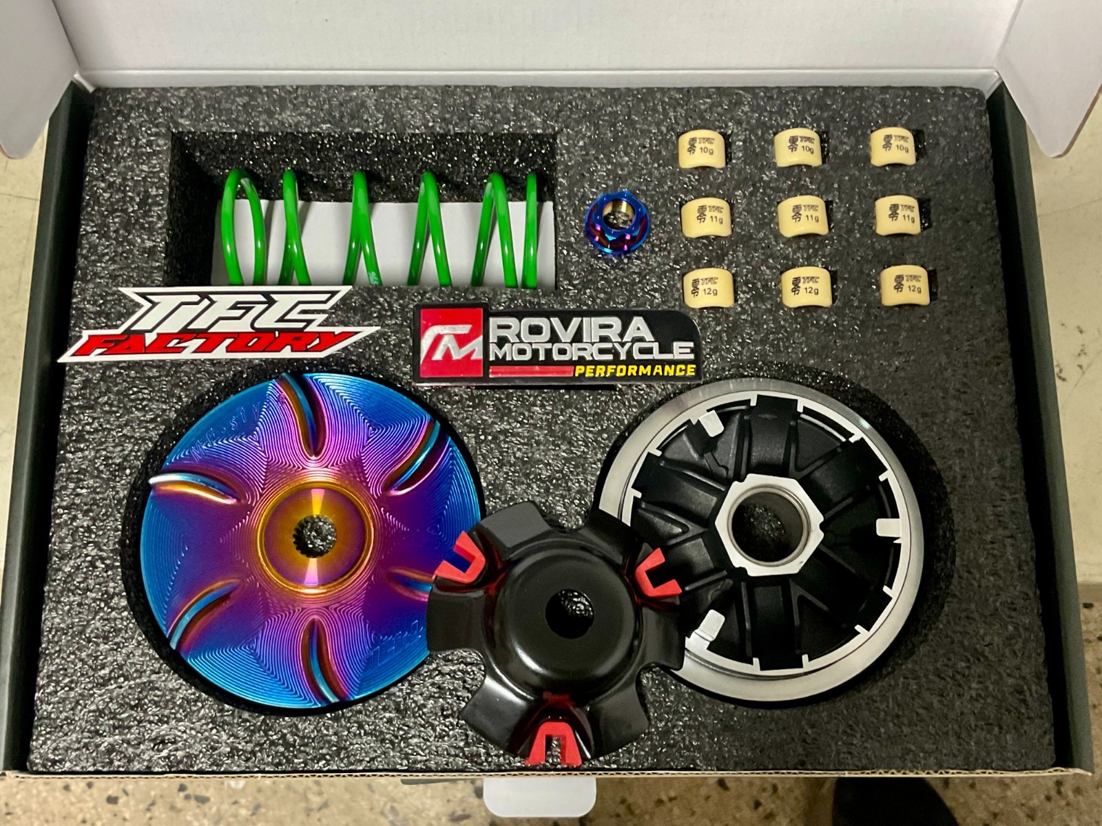 GY6 150cc High Performance TFC Variator Kit W/ Forged lightweight drive plate GY6 150cc High Performance TFC Variator Kit W/ Forged lightweight drive plate