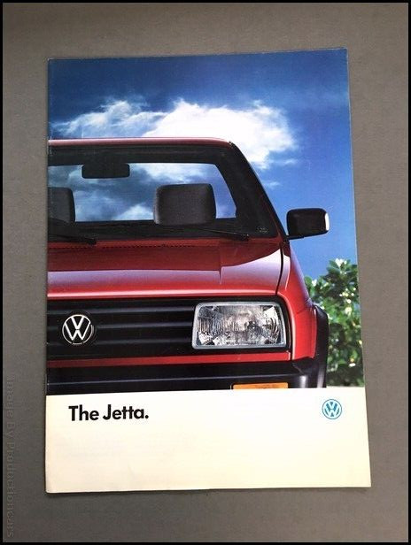 1991 VW Volkswagen Jetta UK 20-page Original Car Sales Brochure Catalog