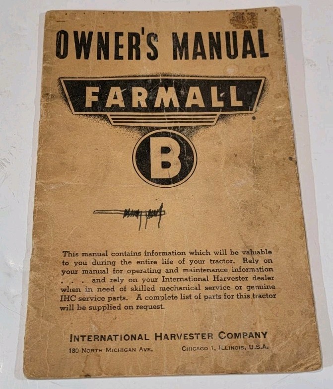 IH FARMALL MODEL \ IH FARMALL MODEL \