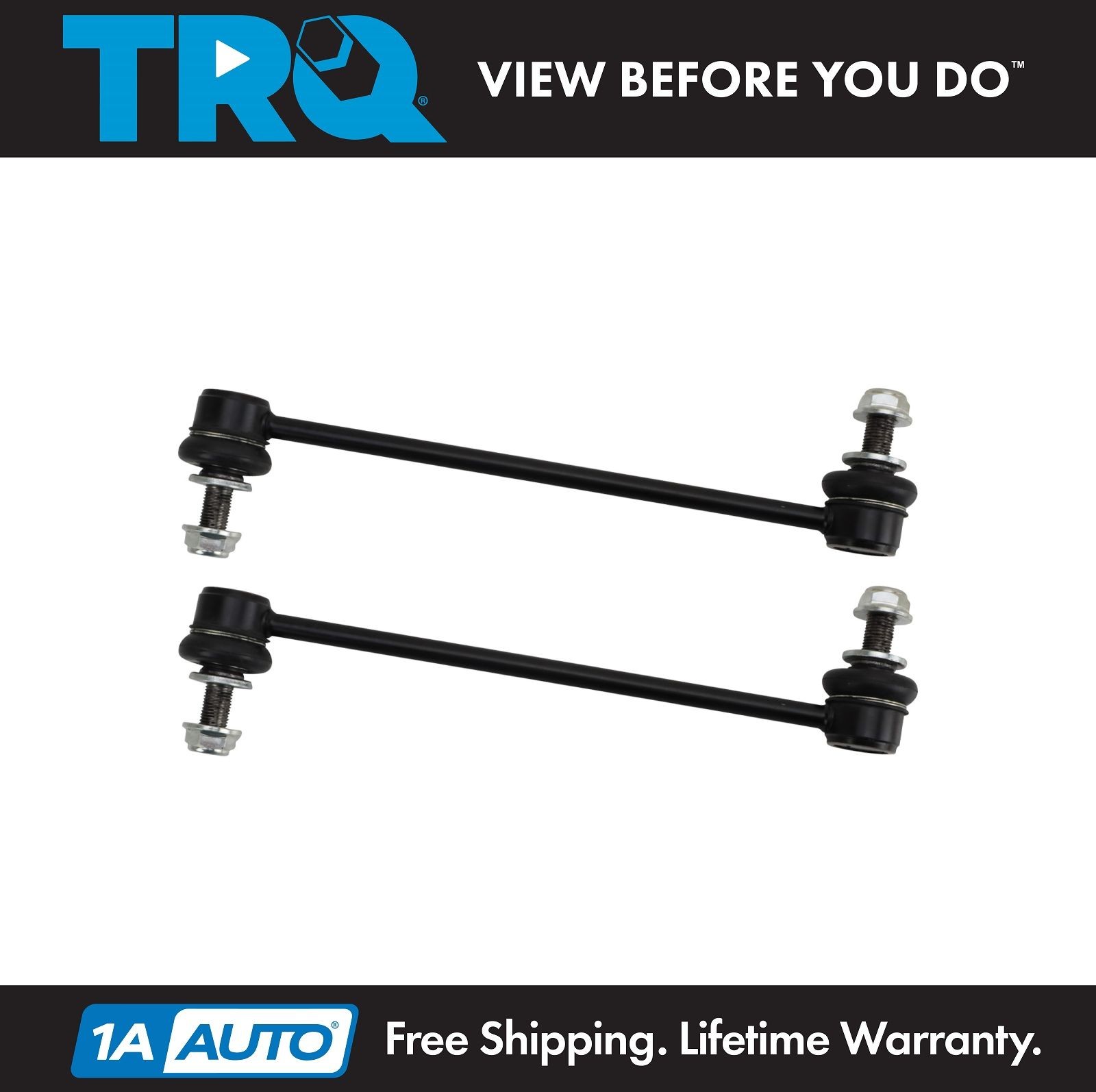 TRQ Front Sway Bar Link Set Fits 19-24 Toyota Rav4 21-24 Venza 20-22 Highlander