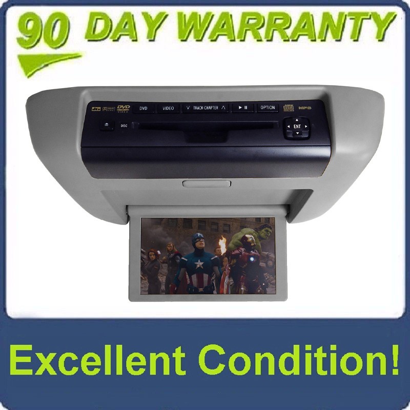 2008 - 13 Toyota Highlander OEM Overhead Display DVD Player Grey 86680-48050-B0