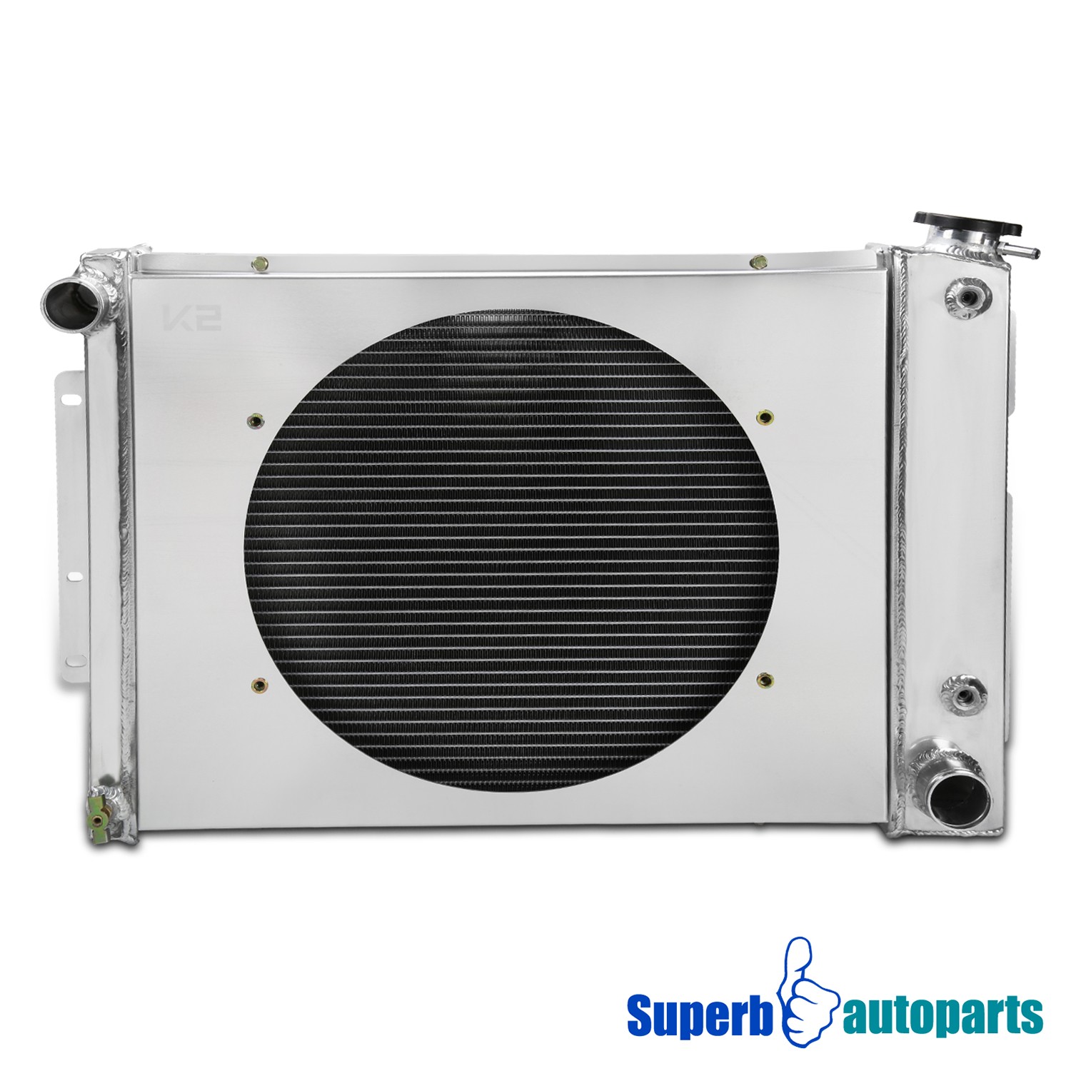 Fits 1967-1969 Chevrolet Camaro Cooling 3 Row Radiator Fan Shroud Fits 1967-1969 Chevrolet Camaro Cooling 3 Row Radiator Fan Shroud
