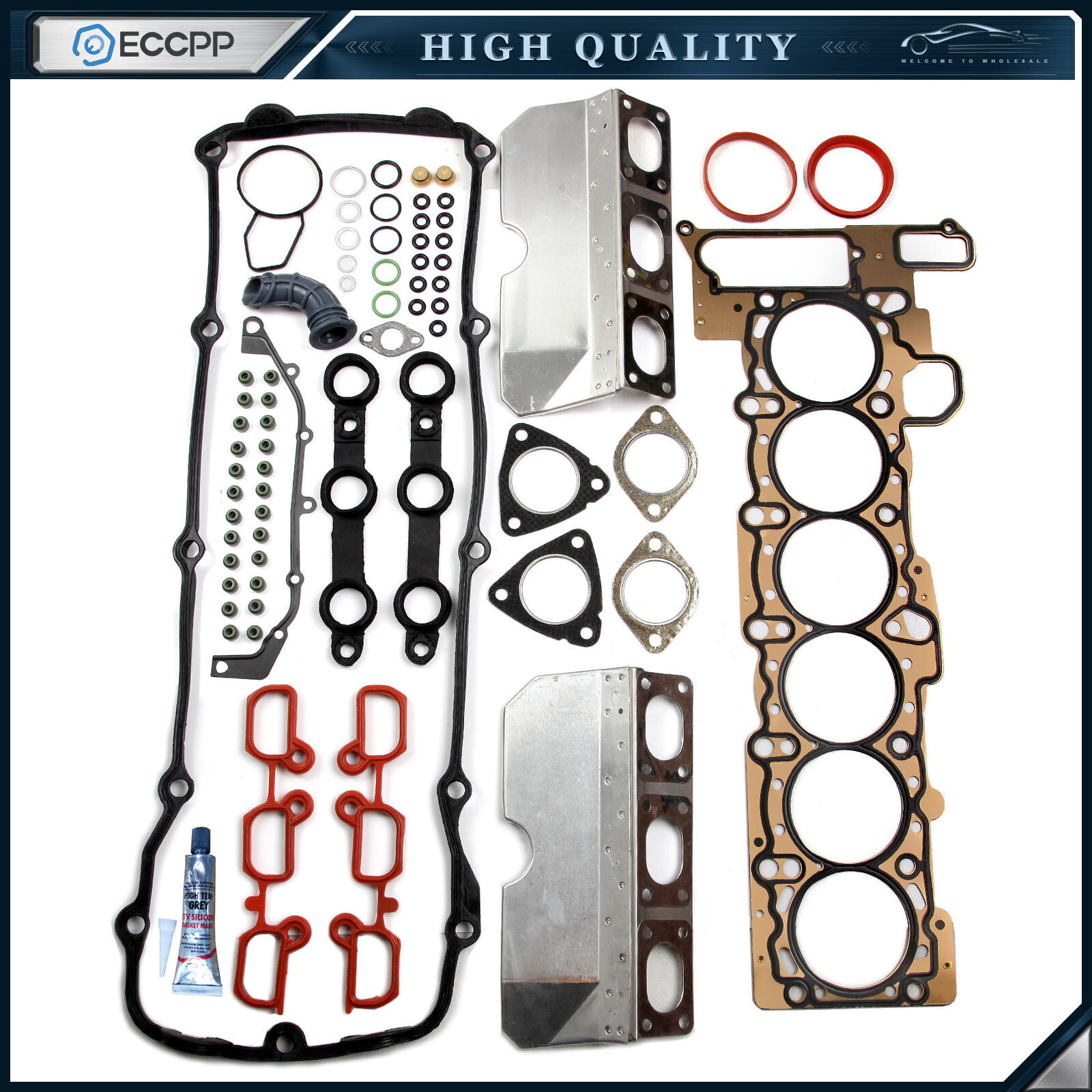 ECCPP Head Gasket Set For 2001-2006 BMW 325i 530i X3 X5 Z4 2.5 3.0 DOHC M54 M56