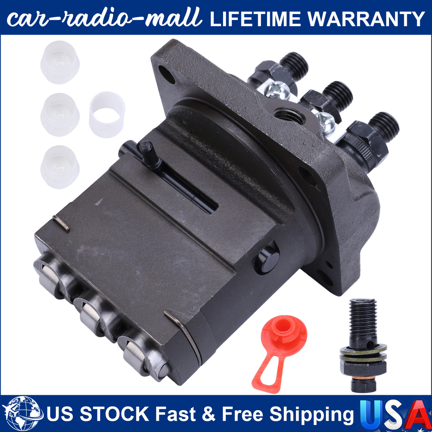 New Fuel Injection Pump For Yanmar YM2500/2610/3000/3110/3220/3810 New US Stock