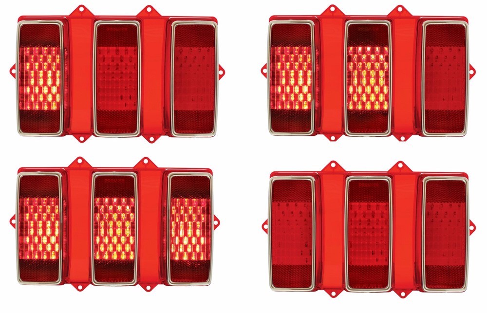 NEW 1969 Ford  Mustang LED Tail Lights PAIR Both left and right side Sequential
