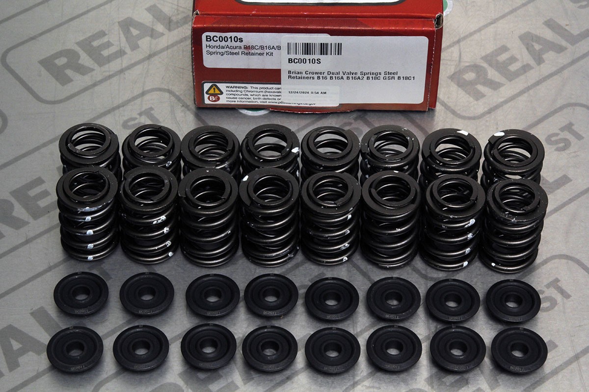 Brian Crower Dual Valve Springs Steel Retainers B16 B16A B16A2 B18C GSR B18C1