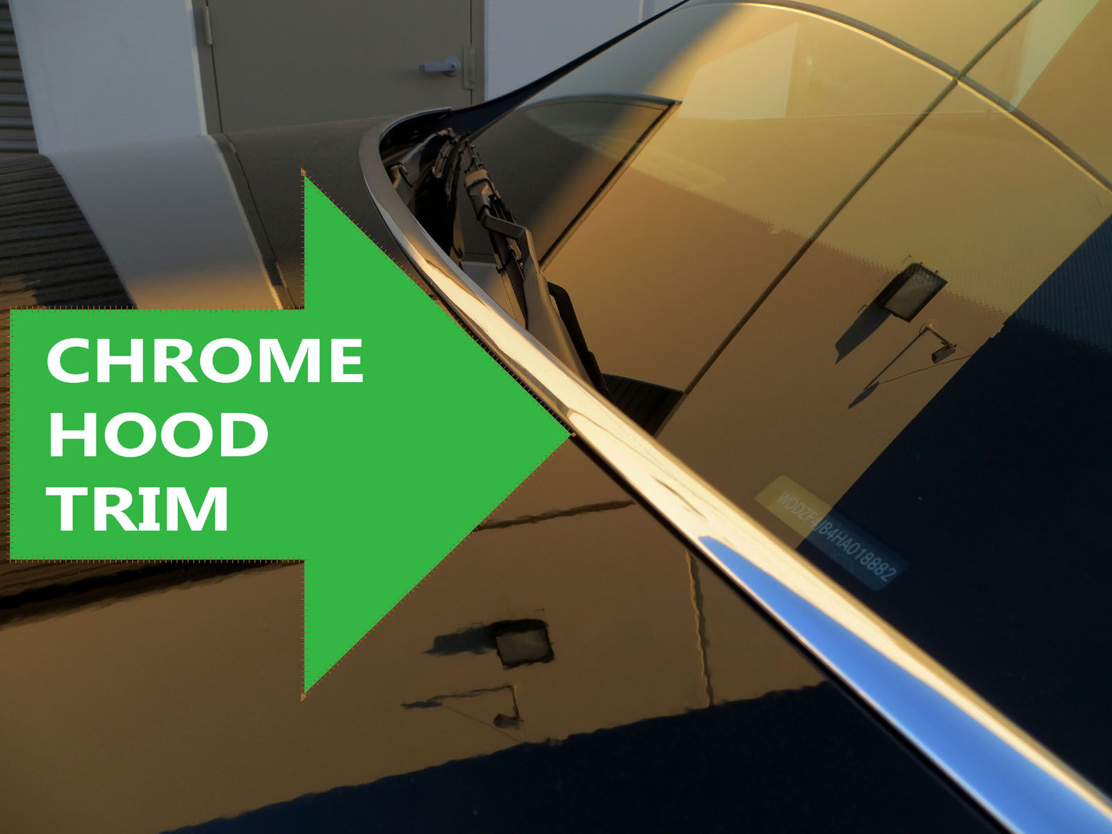 Chrome Hood Trim Molding Accent Kit for Oldsmobile models