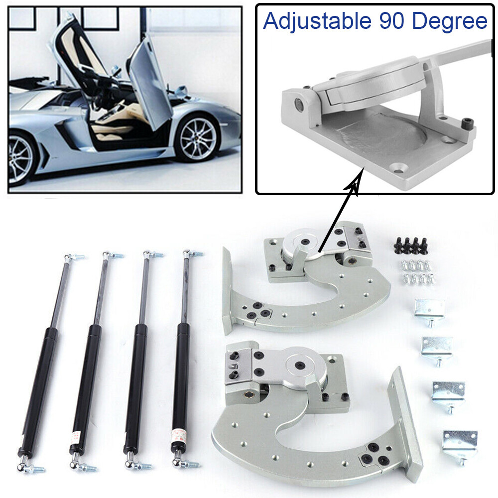 US Universal Gull Wing Door Kit Vertical Butterfly Scissor Doors Race Car Hinges