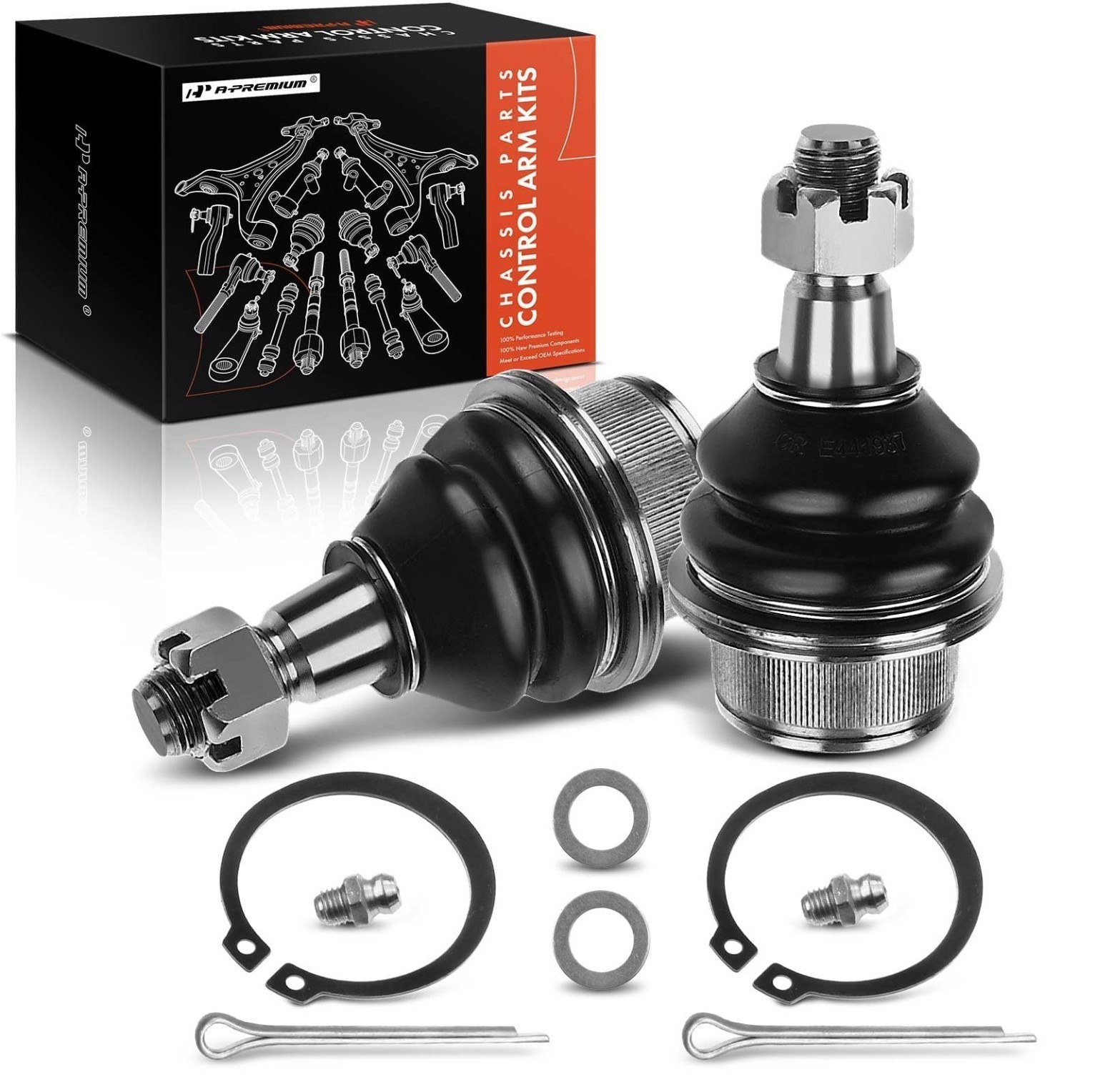 A-Premium 2-Pack Front Lower Ball Joint, Compatible with Chevy, GMC A-Premium 2-Pack Front Lower Ball Joint, Compatible with Chevy, GMC