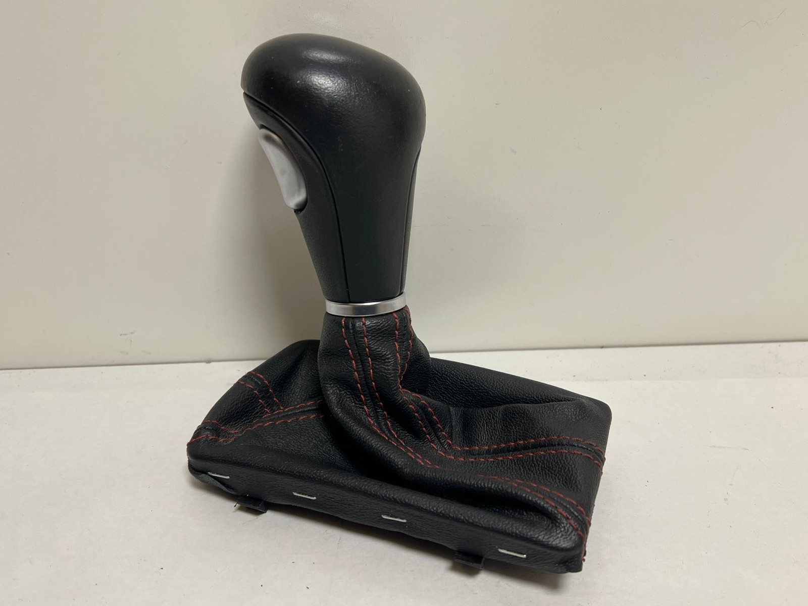 2010-2012 Audi A4 S4 A5 S5 OEM Automatic Shift Boot & Knob Magma Red Stitch (TL)