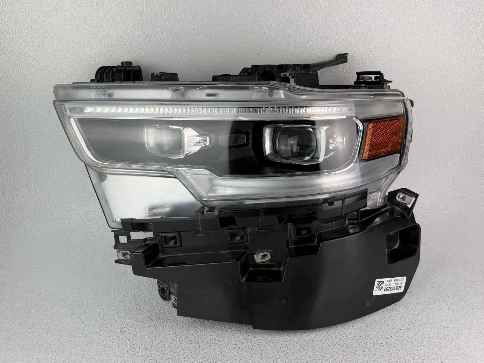 2019-2024 Ram 1500 Headlight LH Left Driver Side LED Projector Chrome OEM