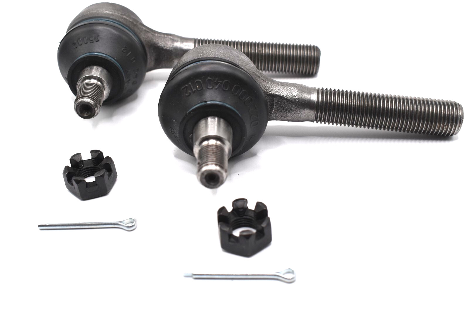 NOS OEM MERCEDES-BENZ OUTER TIE ROD ENDS RIGHT HAND THREAD LEMFOERDER SET OF 2