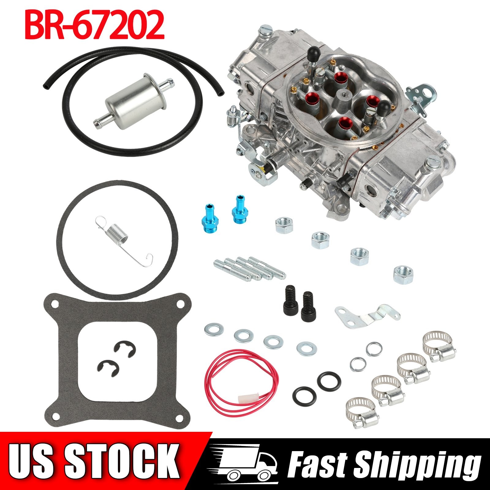 0-82951SA BR-67202 950CFM 4Barrel Carburetor for Brawler Mechanical Secondary 0-82951SA BR-67202 950CFM 4Barrel Carburetor for Brawler Mechanical Secondary