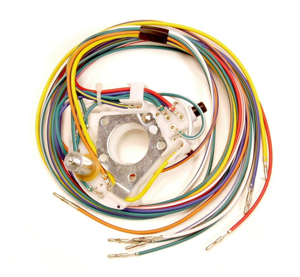 NEW 1967 Mustang Turn Signal Switch Without Tilt Wheel Fixed Wheel Wire Harness