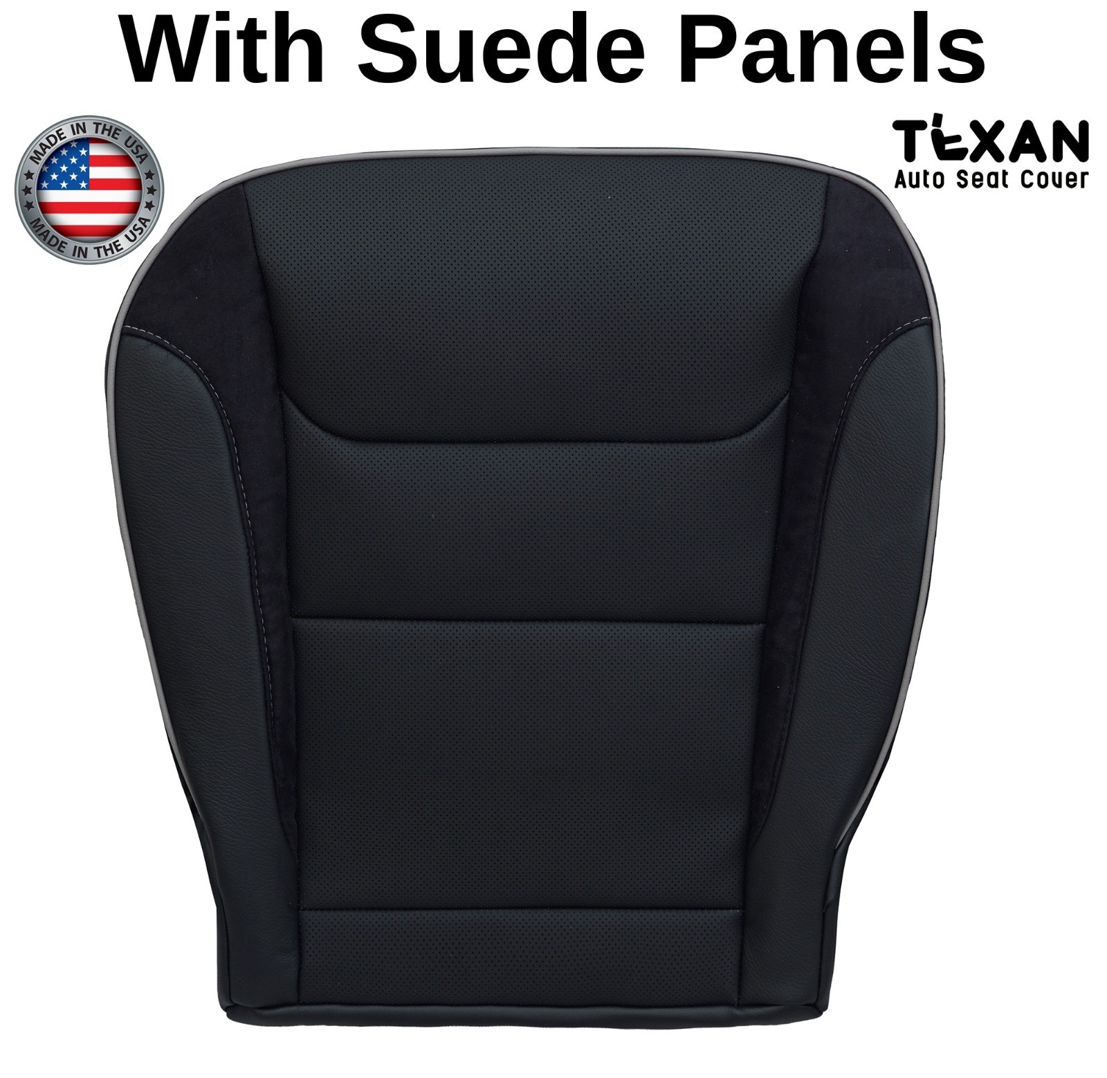 Driver Side Bottom Seat Cover Black Perforated For 2020 2021 2022 Dodge Ram 1500 Driver Side Bottom Seat Cover Black Perforated For 2020 2021 2022 Dodge Ram 1500