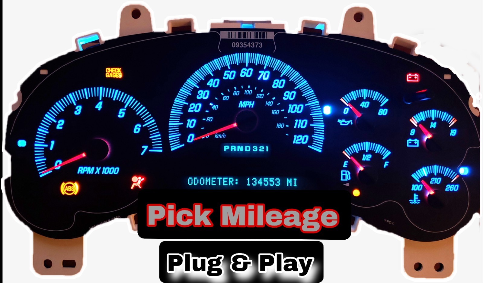 FULLY REFURBISHED Trailblazer Envoy SAAB  INSTRUMENT CLUSTER SPEEDOMETER 3YR WAR