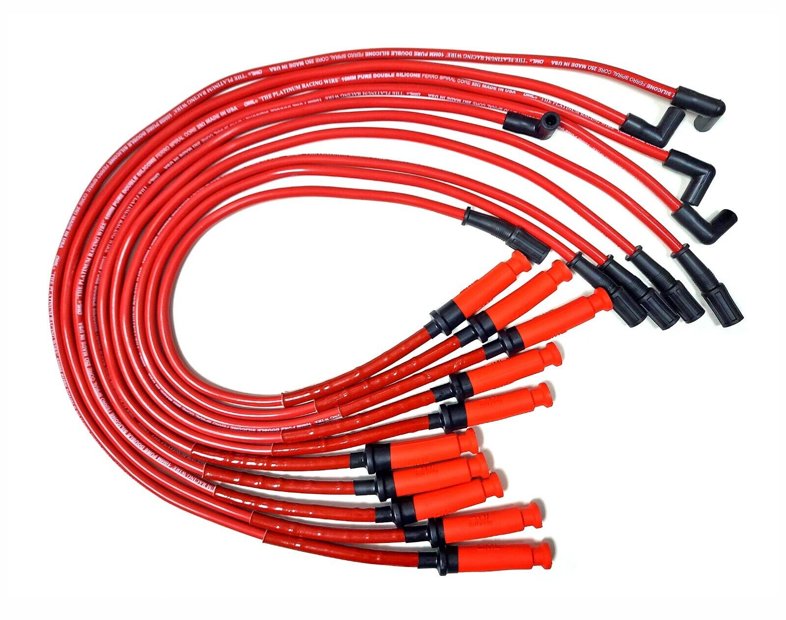 Viper 8.3L V10 04-05 Ram SRT HIGH PERFORMANCE 10mm Red Spark Plug WireSet 58388R