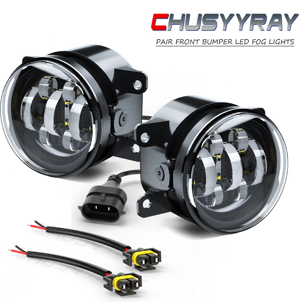 Pair LED Driving Fog Light Lamp Front Bumper Light Driver & Right Passenger Side Pair LED Driving Fog Light Lamp Front Bumper Light Driver & Right Passenger Side