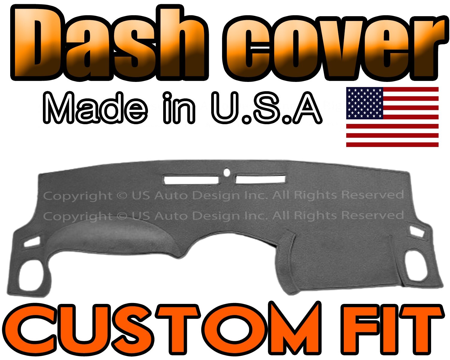 Fits 2004-2007 CHEVROLET MALIBU  DASH COVER MAT  DASHBOARD PAD  / CHARCOAL GREY 