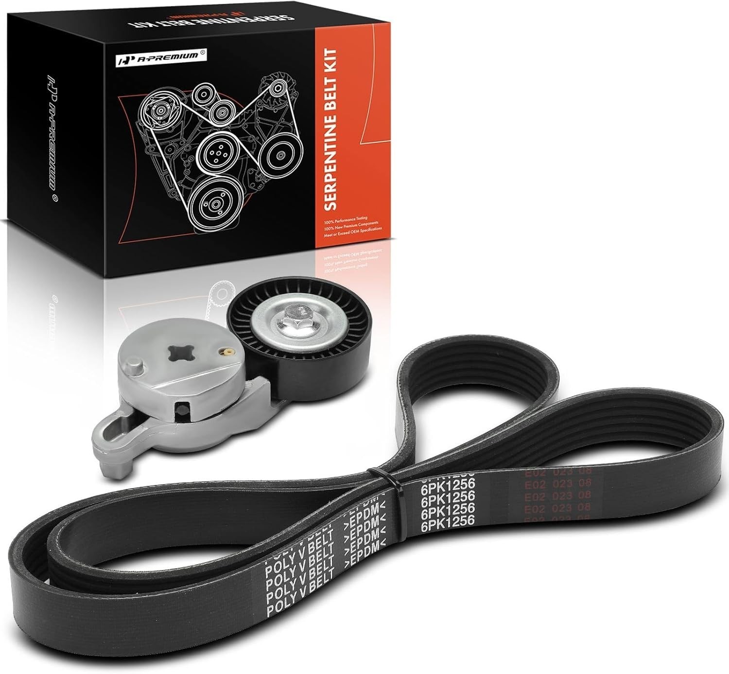 Engine Serpentine Belt Drive Kit with Tensioner Compatible with Toyota Camry 201 Engine Serpentine Belt Drive Kit with Tensioner Compatible with Toyota Camry 201