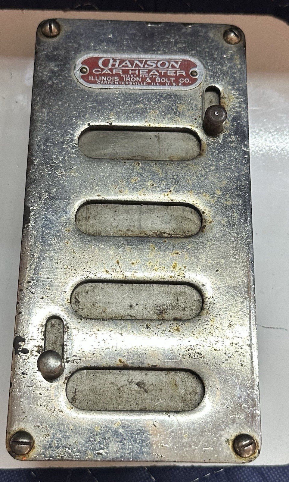 Original 1920’s 1930’s Vintage CHANSON CAR HEATER Manifold Hot Air Heat Model A Original 1920’s 1930’s Vintage CHANSON CAR HEATER Manifold Hot Air Heat Model A