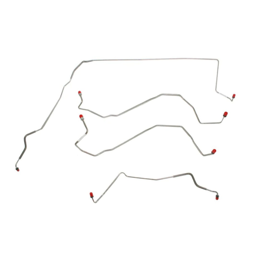 Front Brake Line Kit Fits Buick LeSabre 2000-2003 AWABS Stainless AKT0101SS