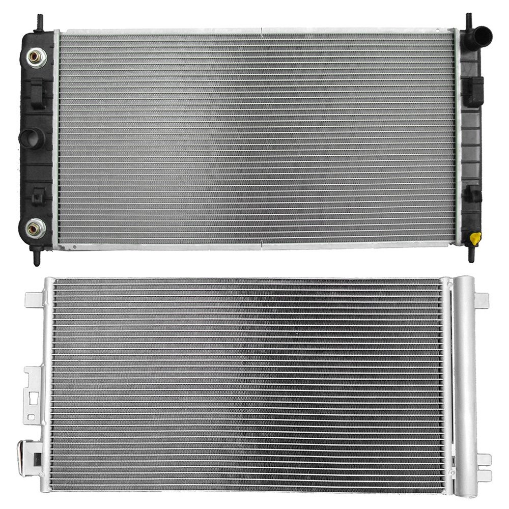 Radiator & AC Condenser Cooling Kit For 2008-2012 Chevrolet Malibu 2.4L Radiator & AC Condenser Cooling Kit For 2008-2012 Chevrolet Malibu 2.4L