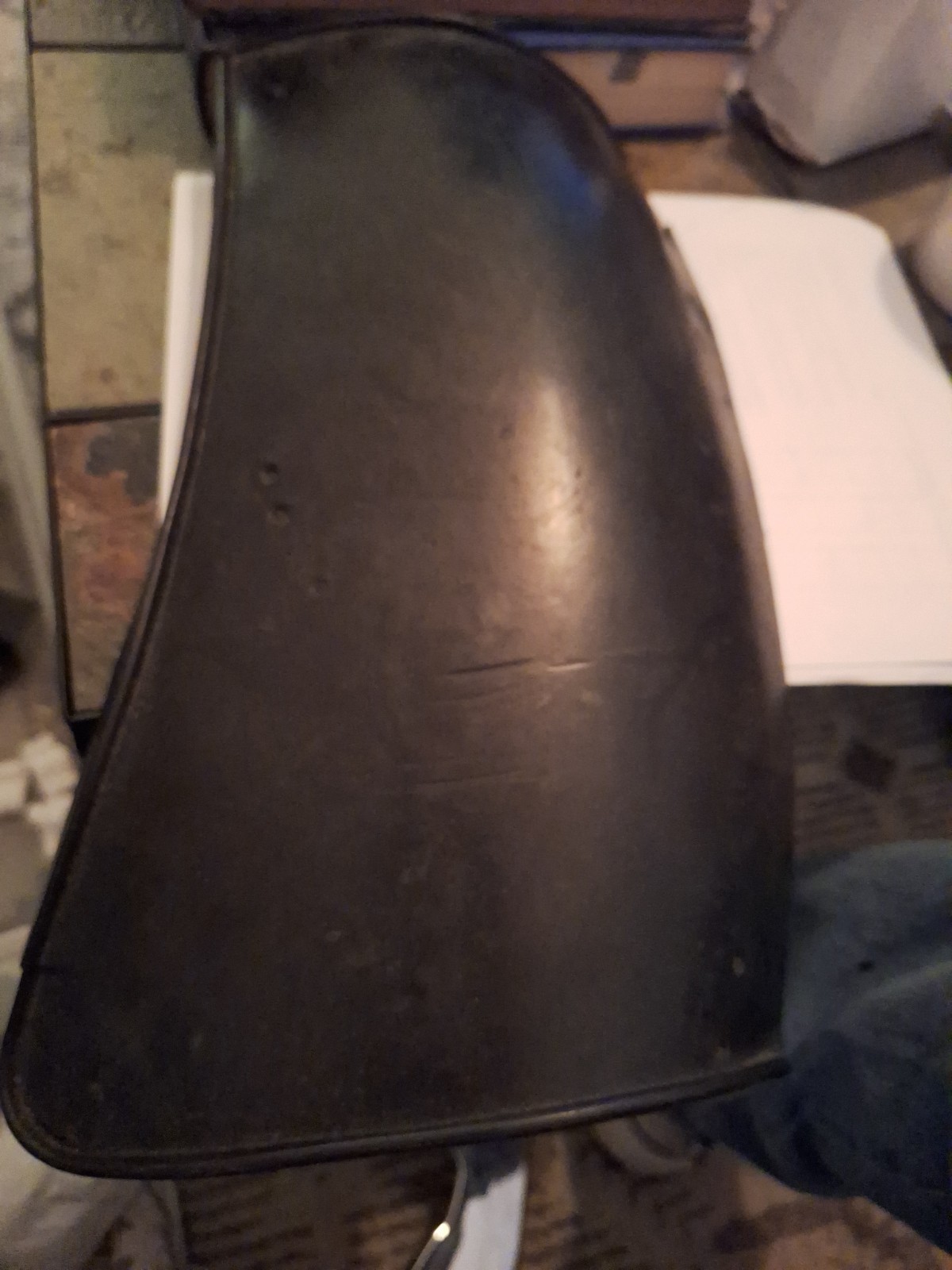 1942 1946 1947 Oldsmobile Custom Cruiser 98 NOS Rear Gravel Guard Stone Shield 1942 1946 1947 Oldsmobile Custom Cruiser 98 NOS Rear Gravel Guard Stone Shield