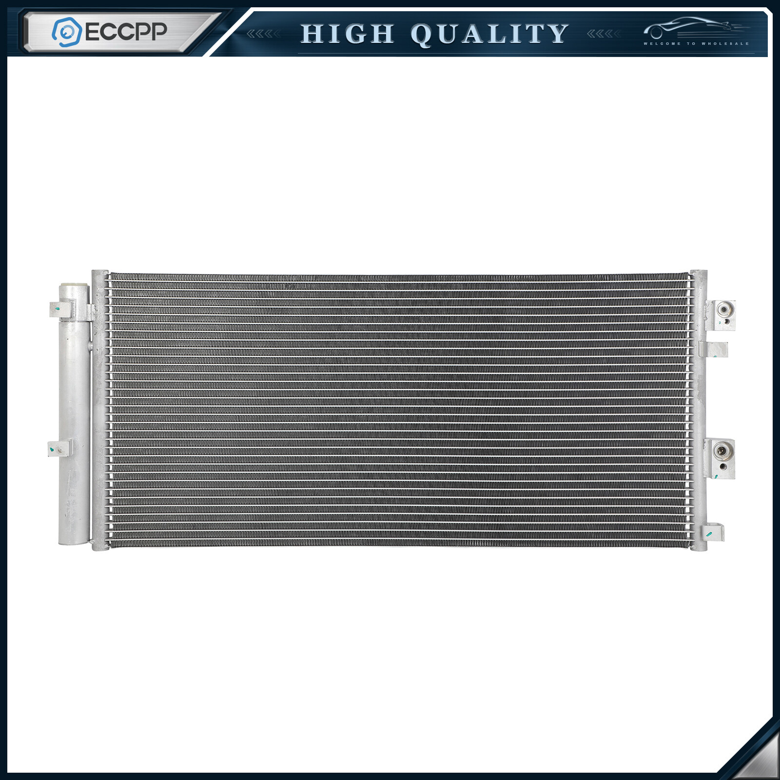 Aluminum AC Condenser For 2021 2022 2023 Ford Bronco Sport for 30196 condenser