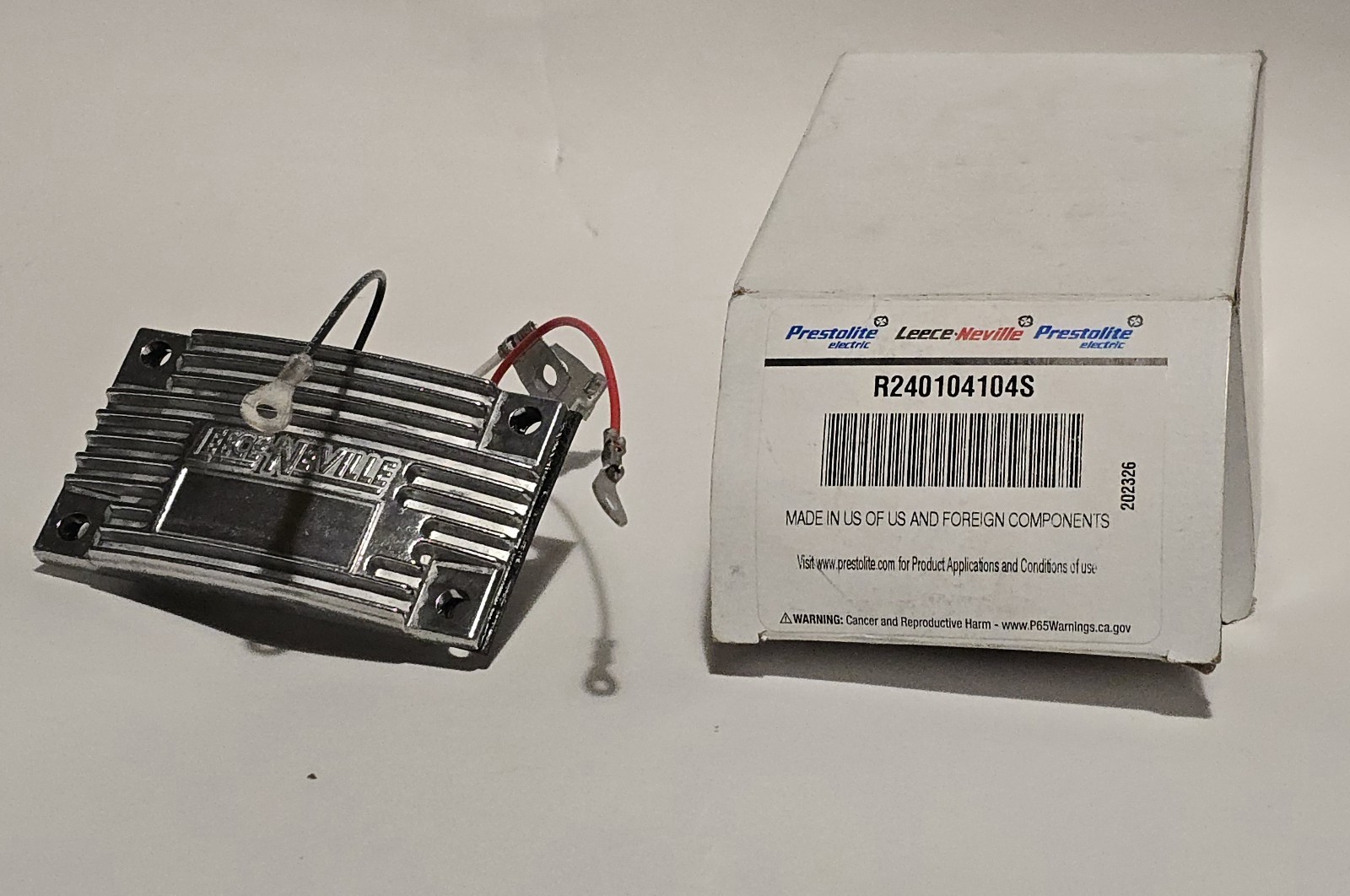 Leece Neville R240104104S Leece Neville, Regulator, Electronic, 12 V, NOS