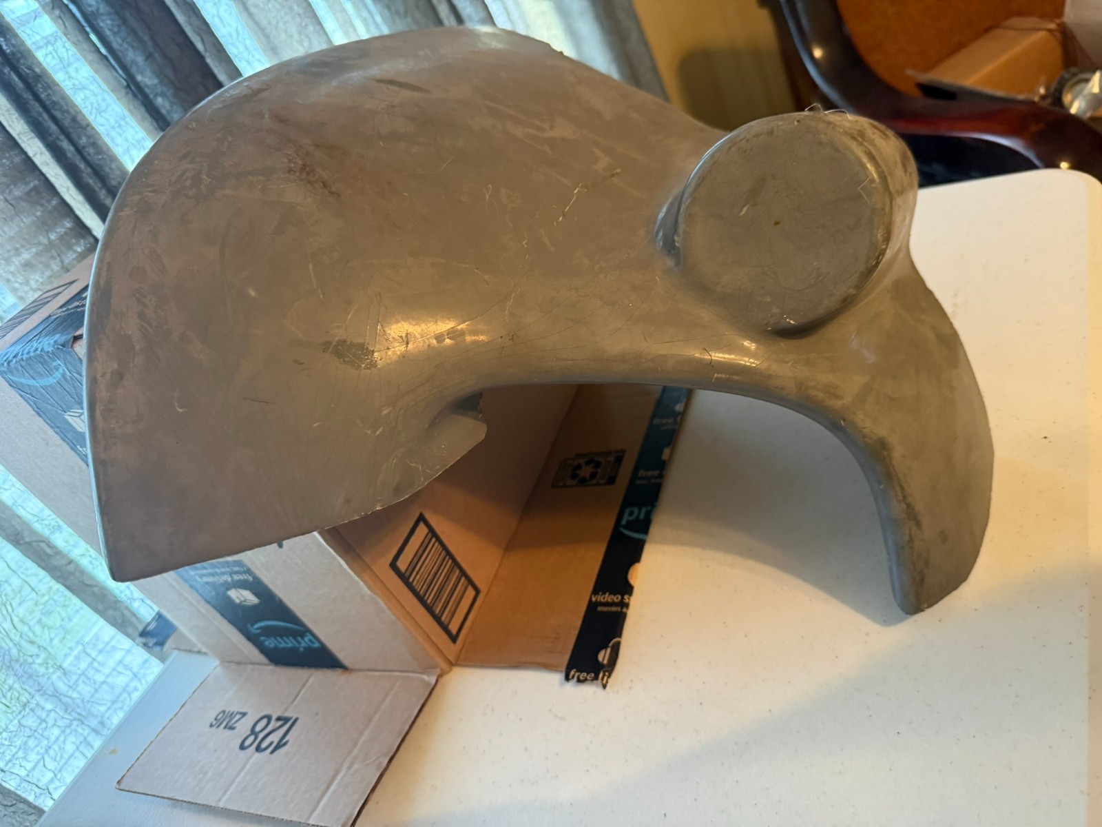 1963-1967 Corvette C2 Left Front Parking Light Corner Fiberglass Panel