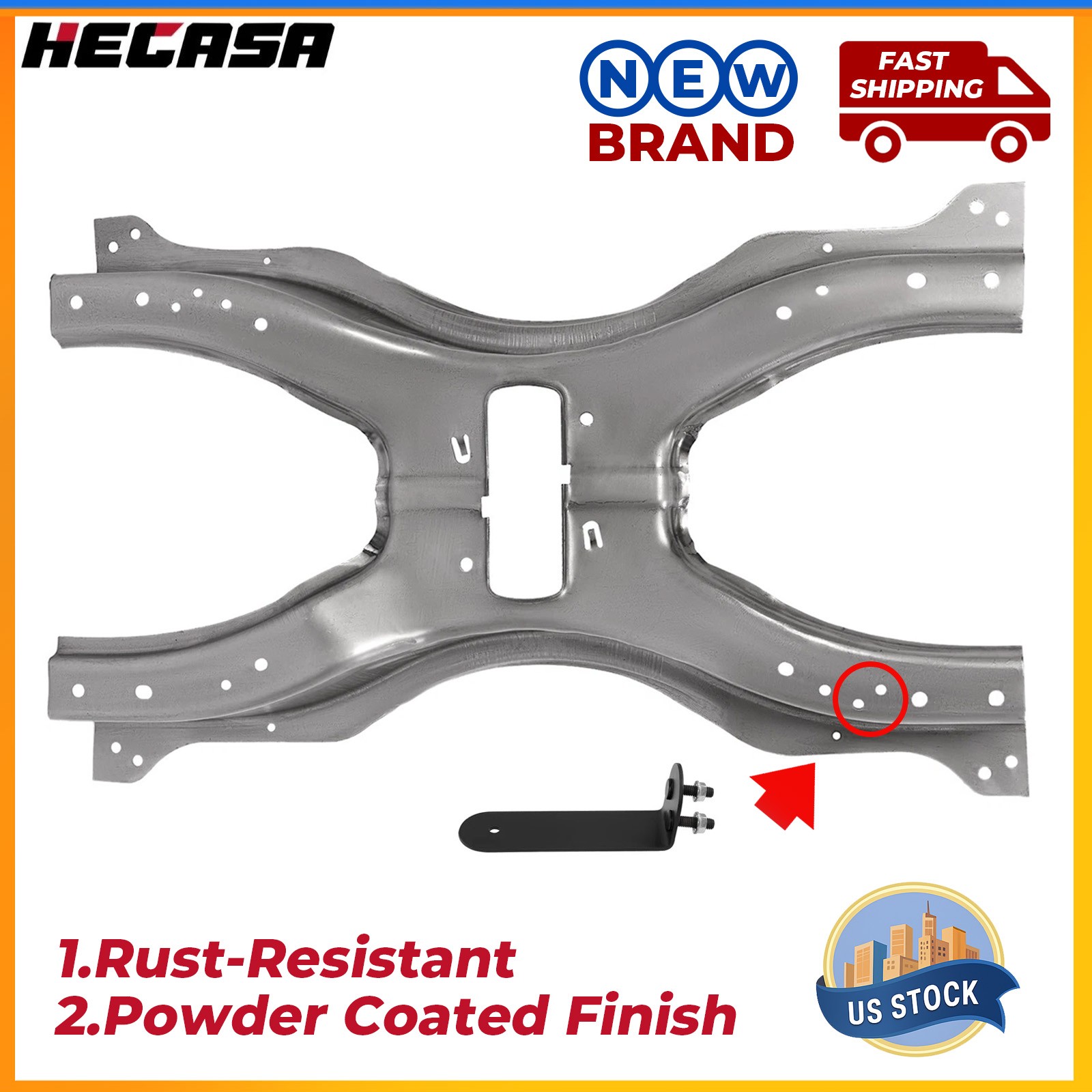 For 1999-2004 Ford F250 F350 Super Duty Spare Tire Crossmember Frame Support For 1999-2004 Ford F250 F350 Super Duty Spare Tire Crossmember Frame Support