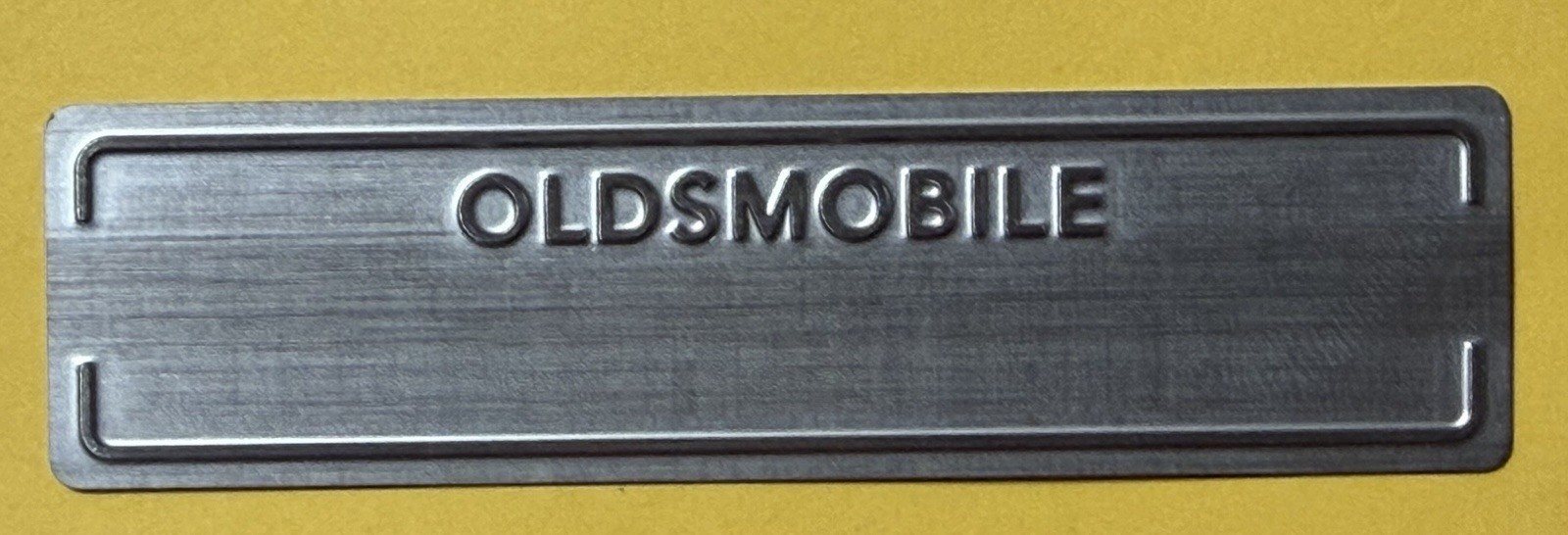 OLDSMOBILE DOOR DASH TAG DATA SERIAL NUMBER PLATE *Stamped w/ Your VI#