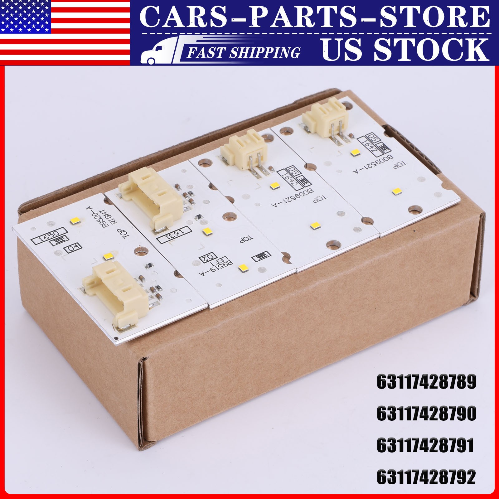 4X YELLOW ANGEL EYE DRL LED DAYTIME RUNNING LIGHT BOARD FOR 2016-2019 BMW X1 F48