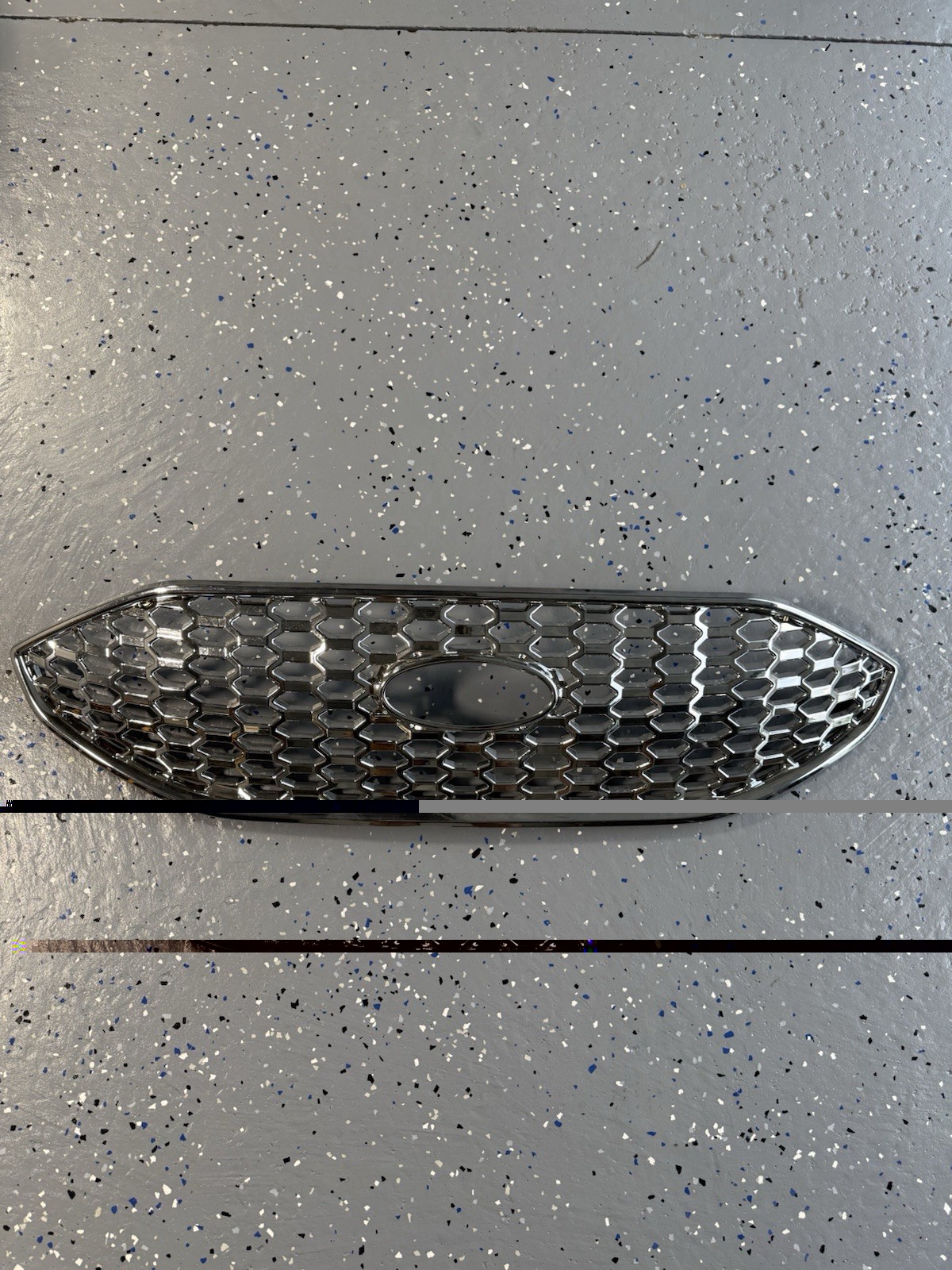 2019-2024 Ford Edge Front Grille Cover Honeycomb Chrome Overlay Trim 2019-2024 Ford Edge Front Grille Cover Honeycomb Chrome Overlay Trim